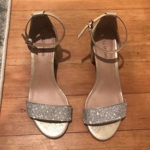 Ankle strap low heels